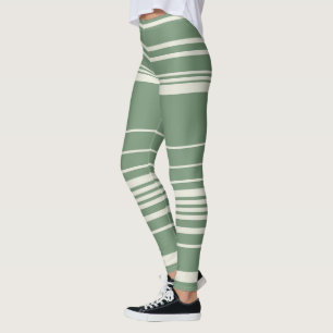 Legging Listras Complexas em Verde