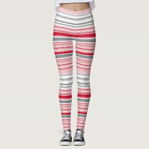Legging Listras de cinza