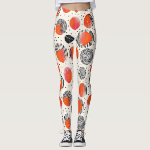 Legging Listras de Fatias de Citrino Ousadas (10)