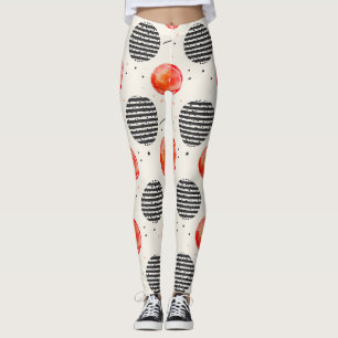 Legging Listras de Fatias de Citrino Ousadas (5)