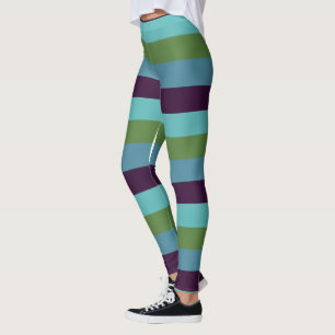 Legging Listras de harmonia costeira