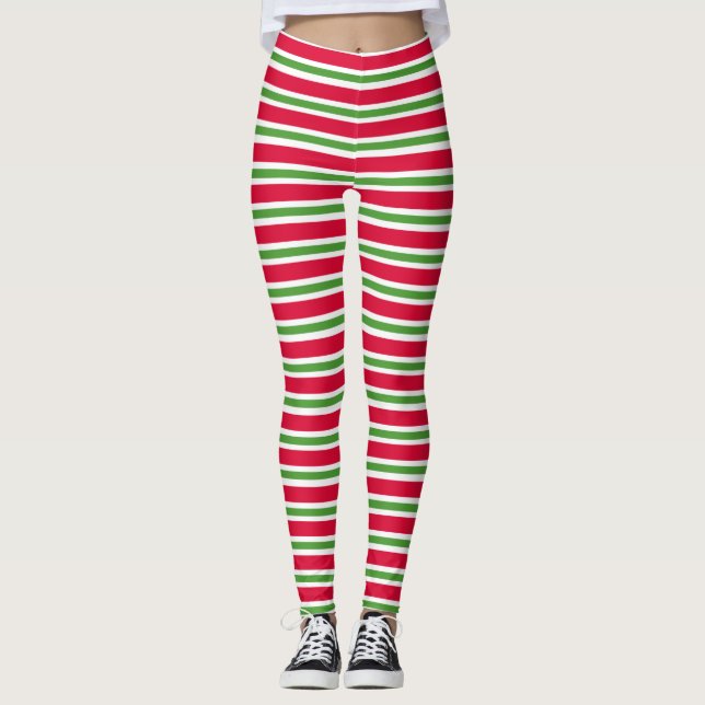 Legging Listras de Natal (Frente)