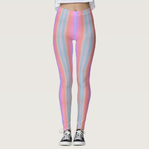Legging Listras de Pastel Suave