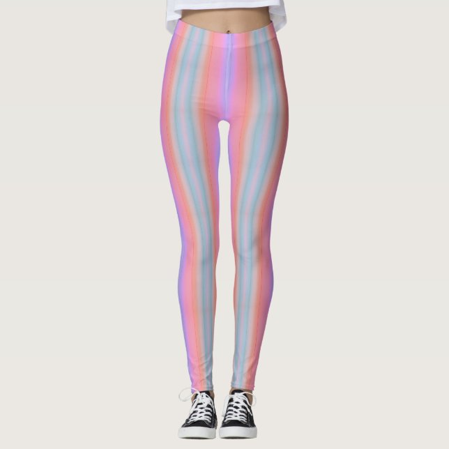 Legging Listras de Pastel Suave (Frente)