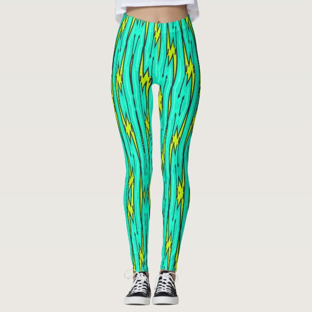 Legging Listras de Relâmpago (Frente)