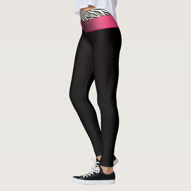 Legging Listras de Zebra (Esquerda)