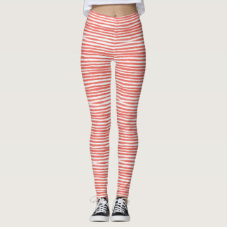 Legging Listras laranjas, linhas
