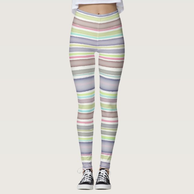 Legging Listras multicolores design (Frente)