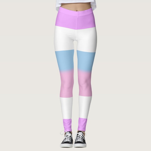 Legging Listras Orgulho Intersexo (Frente)