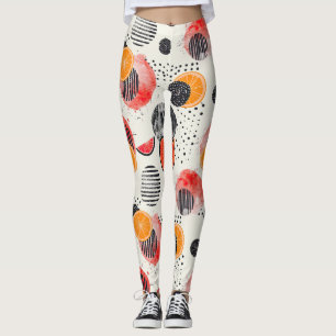 Legging Listras Ousadas de Fatias de Citrino (3)