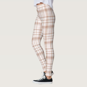 Legging Listras Rosa Bege Branco Vermelho