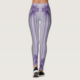 Legging Listras roxas Lavanda Arte de Dream AI