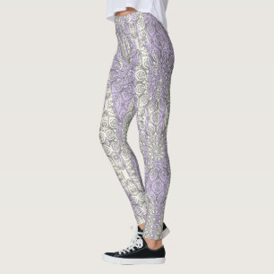 Legging Listras Shredded com inspirações do pavão