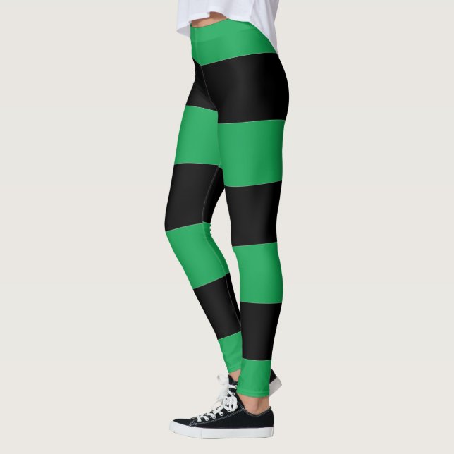 Legging Listras verdes e pretas (Esquerda)