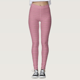 Legging Listras Verdes e Rosas