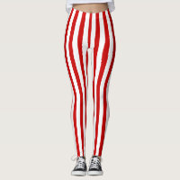 Listras vermelhas e brancas