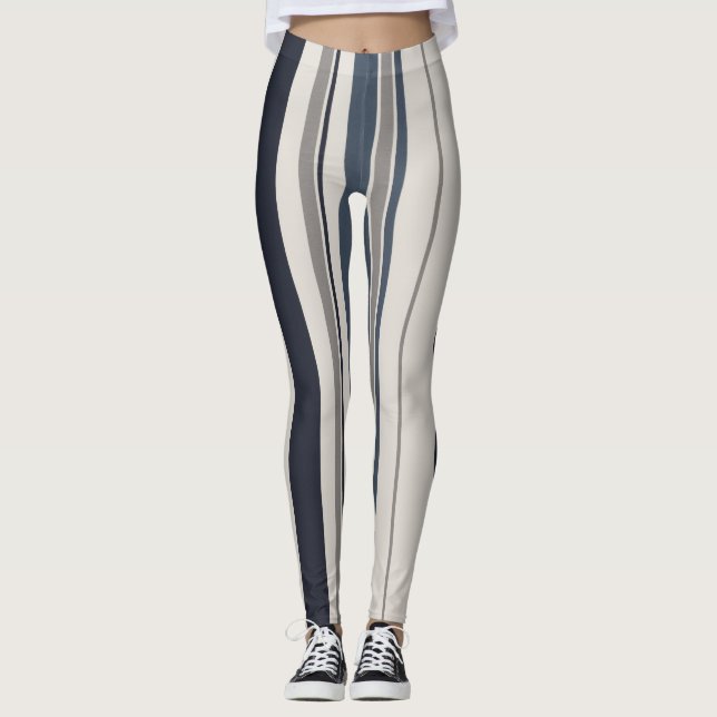 Legging Listras verticais a frio (Frente)