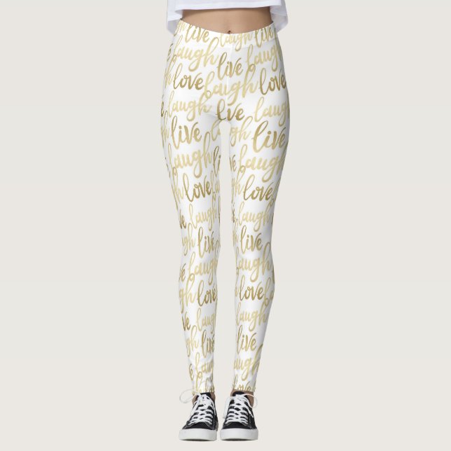 Legging Live Laugh Love (Frente)