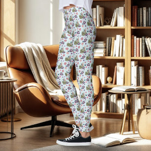 Legging Livros de Chá da Amizade do Dragão Fada