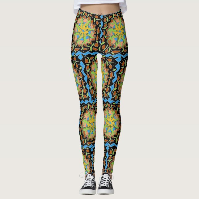 Legging Lizard Mandala (Frente)