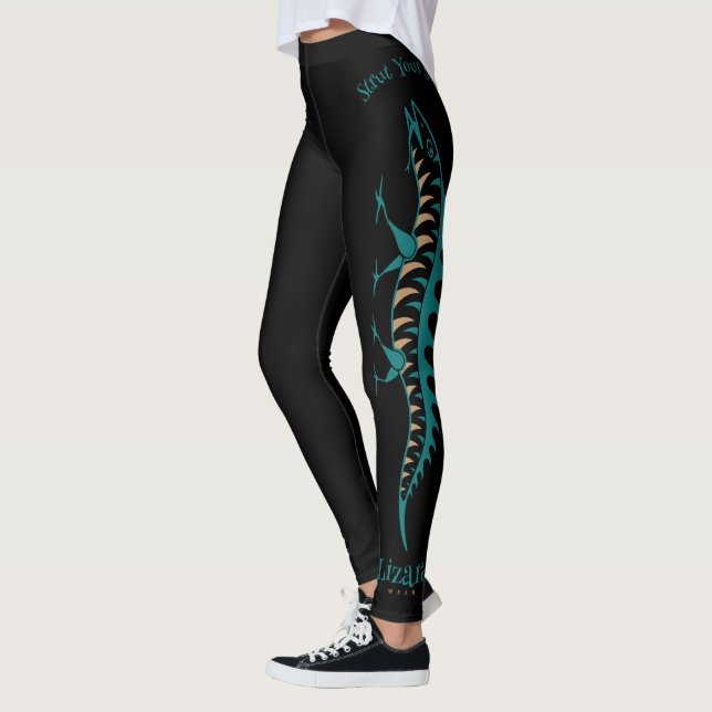 Legging Lizard Vestir Legendas de Marca (Esquerda)