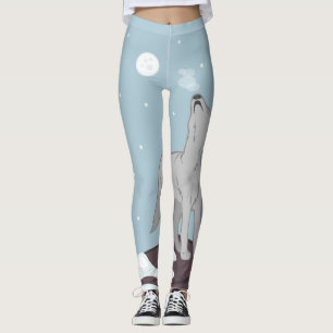Legging Lobo ártico do urro