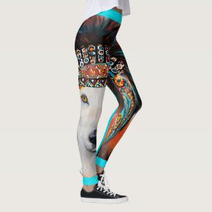 Legging Lobo Branco