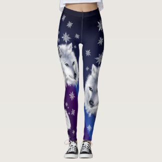 LEGGING LOBO BRANCO DA NEVE