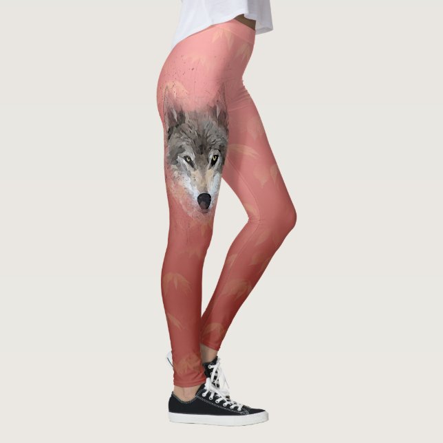 Legging Lobo Cinzento (Direita)