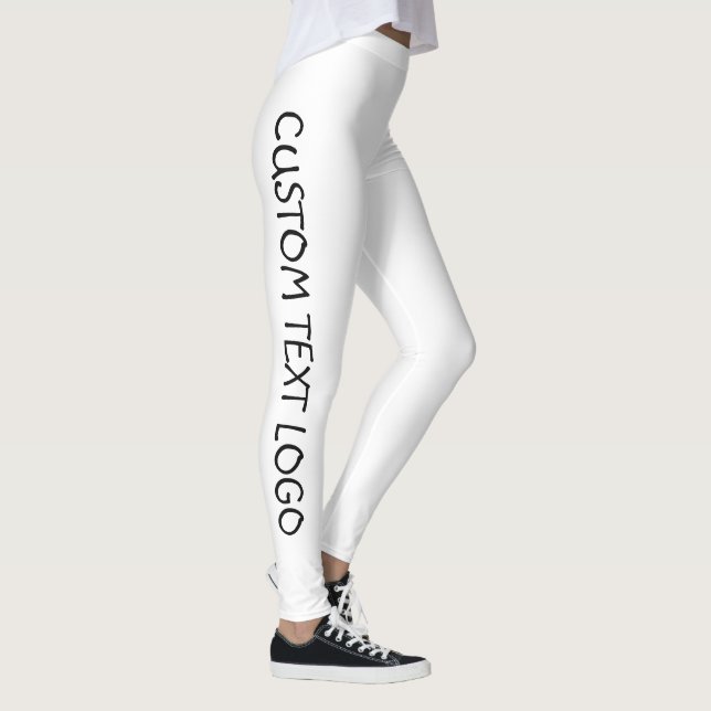 LEGGING LOGO DE TEXTO PERSONALIZADO (Direita)