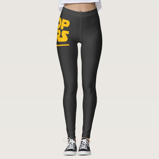 Legging Logotipo Paródia Pare as Guerras (Frente)