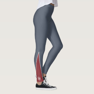 Legging Logotipo Personalizado da Empresa Cinza com Destaq