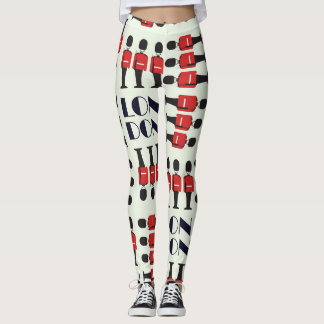 Legging Londres, soldados, padrão perfeito