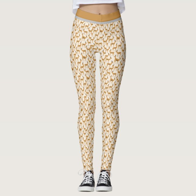 LEGGING "LONG GAZELLE IMPRESSÃO" - LAÇOS ATIVEWEAR (Frente)