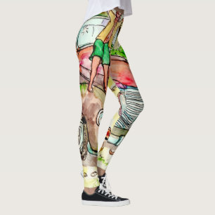 Legging Lotes vazios e carros oxidados velhos - vida no