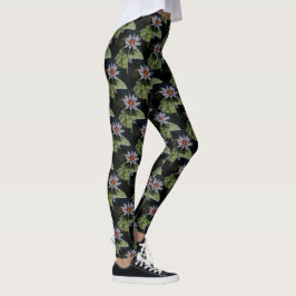 Legging Lotus Waterlily Branca