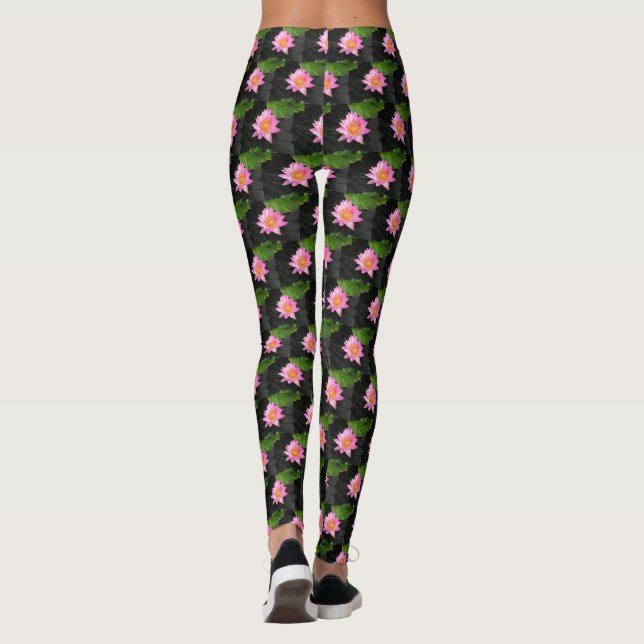 Legging Lotus Waterlily Rosa (Verso)