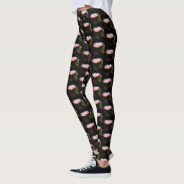 Legging Lotus Waterlily Rosa