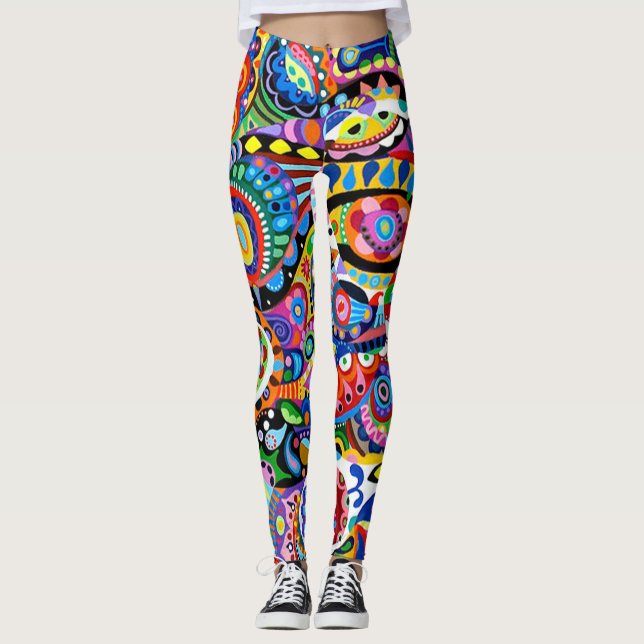 Legging Louco e Colorido (Frente)