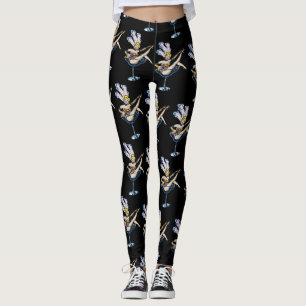 Legging Louro do artista de Las Vegas no preto