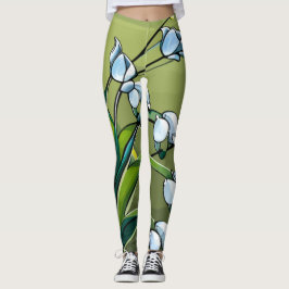 Legging Lovely Lily: Dança Delicada da Serenidade Springti