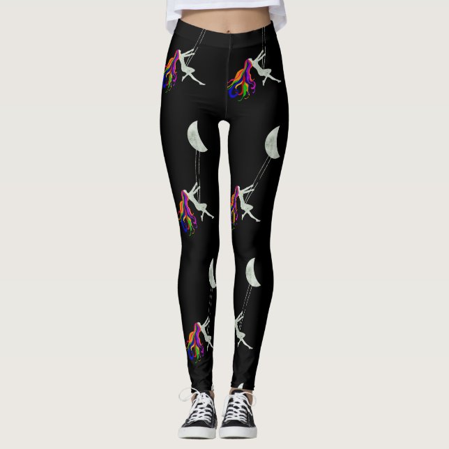 Legging Lua balançando cabeça vermelha Thunder_Cove (Frente)
