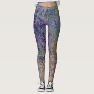 Legging Lucid Dreams Abstrato de Tinta Álcool