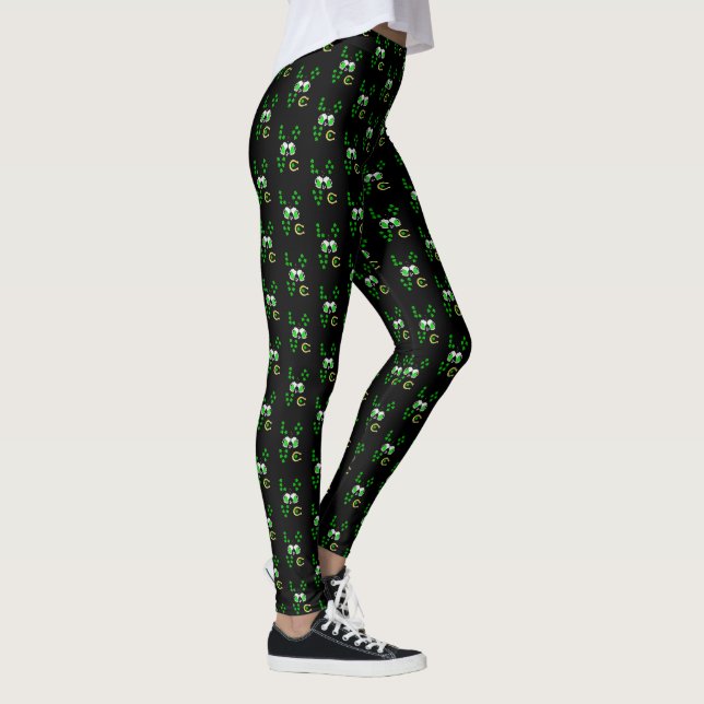 Legging Luck Shamrock Dublin Day Horsferes Irish (Direita)