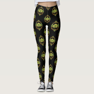 Legging Lucky Clover 🍀 Um Símbolo Eterno da Boa Fortuna