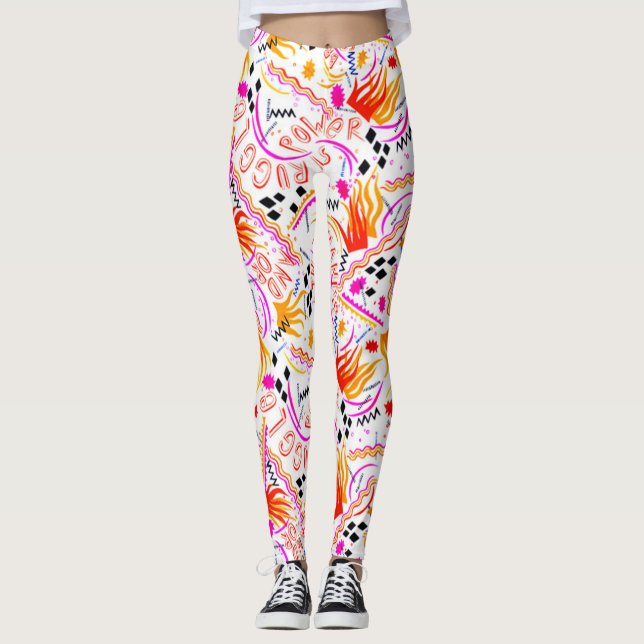 Legging Luta de energia (Frente)