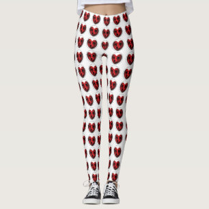 Legging Luv-A-Bull American Bulldog Pit Bull Heart