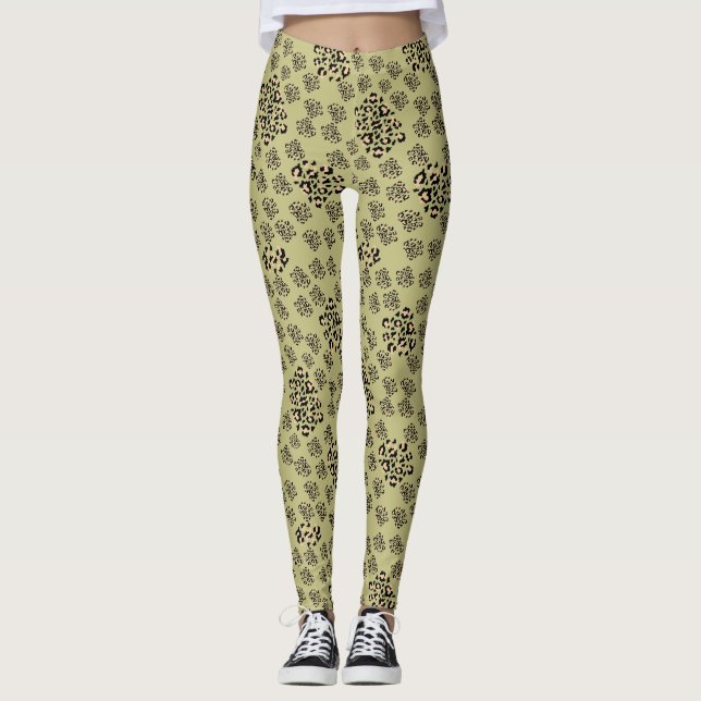 Legging Luxe modern animalprint be brave girl (Frente)