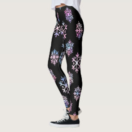 Legging Luxury Holographic Snowflake Christmas Collection