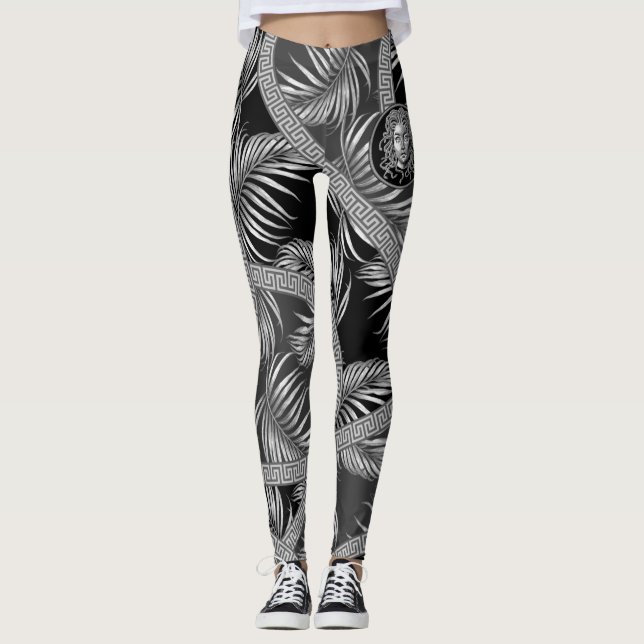 Legging Luxury Medusa Silver (Frente)